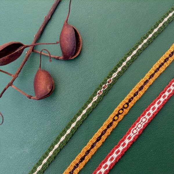 Flor de algodón - bicolore avec perles